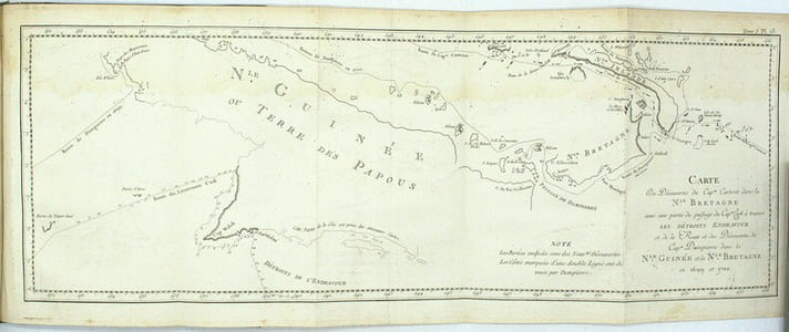 Relation des voyages entrepris par ordre de sa majesté britannique, …. et successivement exécutés par le Commodore Byron, le Capitaine Carteret, le Capitaine Wallis & le Capitaine Cook, dans les vaisseaux le Dauphin, le Swallow & l'Endeavour ...