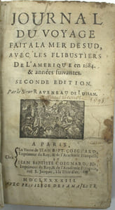 Journal du voyage fait a la Mer de Sud, avec les flibustiers de l'Amerique en 1684. & années suivantes, Seconde édition.