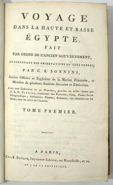 Voyage dans la Haute et Basse Egypte, fait par ordre de l'ancien gouvernement, et contenant des observations de tous Genres…
. SONNINI (de ...