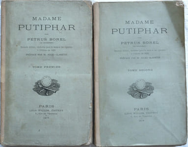 Madame Putiphar, roman de mœurs contemporaines, illustré de vignettes et de deux frontispices, seconde édition conforme au texte.
