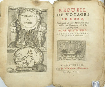 RECUEIL DE VOYAGES AU NORD. Contenant divers Mémoires très-utiles au Commerce & à la Navigation. Tome 4 & 7 seuls
