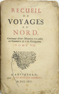 RECUEIL DE VOYAGES AU NORD. Contenant divers Mémoires très-utiles au Commerce & à la Navigation. Tome 4 & 7 seuls
