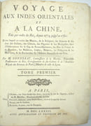 Voyage aux Indes orientales et à la Chine, fait par ordre du Roi, depuis 1774 jusqu'en 1781 : Dans lequel on traite des Mœurs, de la Religion, des Sciences & des Arts des Indiens, des Chinois, des Pégouins & de Madégasses ; suivi d’Observations sur le Cap de Bonne-Espérance, les Isles de France & de Bourbon, les Maldives, Ceylan, Malacca, les Philippines, & les Moluques & de Recherches sur l’Histoire Naturelle de ces Pays. TOME 1 seul par SONNERAT, Pierre - Image 1