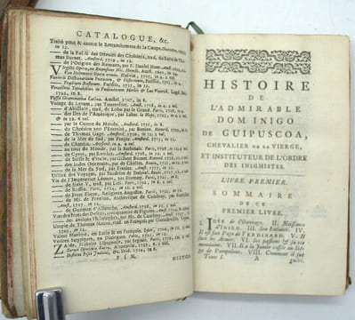 Histoire de l'admirable Dom Inigo de Guipuscoa, chevalier de la Vierge, et fondateur de la monarchie des Inighistes ; avec une description abrégée de ...