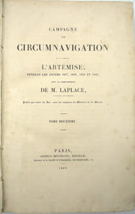 Campagne de circumnavigation de la frégate l’Artémise pendant les années 1837-1840, TOME 2 seul
