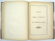 Manuel pour l'étude des Grammairiens Arabes. La’ Alfiyyah D'Ibnu-Malik suivie de la Lâmiyyah du même auteur avec traduction et notes en français et un lexique des termes techniques. 
 par GOGUYER (A.). 
 - Image 4