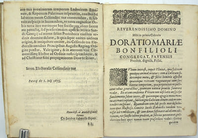 Aula heroum sive fasti Romanorum ab urbe condita usque ad Ann. Dom. 1674. In quibus omnes Romanæ historiæ continentur: hic enim Romanorum reges, consules, magistri equitum et imperatores cum eorundem triumphis et ovationibus; principes senatus, pontifices maximi et S. R. E. cardinales, urbisque præsides qui sub nomine senatoris Romæ… Editio secunda.

