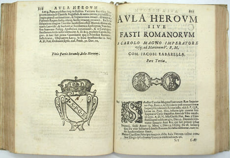 Aula heroum sive fasti Romanorum ab urbe condita usque ad Ann. Dom. 1674. In quibus omnes Romanæ historiæ continentur: hic enim Romanorum reges, ...