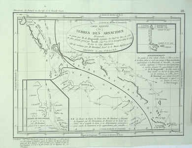 Découvertes des François, en 1768 et 1769, dans le Sud-Est de la Nouvelle Guinée.

