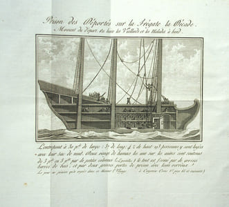 Voyage à Cayenne, dans les deux Amériques et chez les antropophages. Ouvrage orné de gravures ; contenant le tableau général des déportés, la vie et les causes de l'exil de l'auteur […] sur les îles Séchelles et les déportés de nivôse (an 8 et 9), sur la religion, le commerce et les mœurs des sauvages, des noirs, des créoles et des quakers. Seconde édition augmentée de notions historiques sur les antropophages […] 
