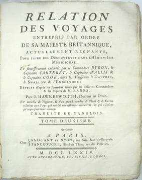 Troisième Voyage de Cook, ou voyage à l’Océan Pacifique, ordonné par le Roi d’Angleterre, pour faire des Découvertes dans l’Hémisphère Nord, … Exécuté ...