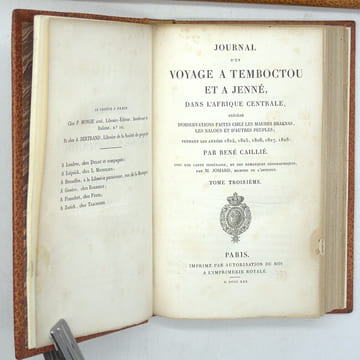 Journal d’un voyage à Tembouctou et à Jenné dans l’Afrique centrale, précédé d’observations faites chez les maures Brakna, les Nalous et d’autres ...