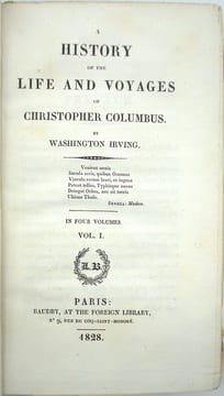 A History of the Life and Voyages of Christopher Columbus.

. IRVING (Washington).

