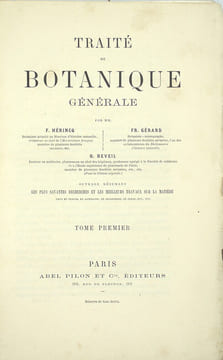 Traité de botanique générale. Texte & Atlas
. HÉRINCQ (F.), GÉRARD (F.) et RÉVEIL (O).