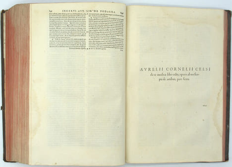 Medicae artis principes post Hippocratem & Galenum
. ESTIENNE (Henri, éditeur), AËTIUS D’AMIDA, PHILARETUS, THEOPHILUS, JEAN ACTUARIUS, NICOLAUS ...