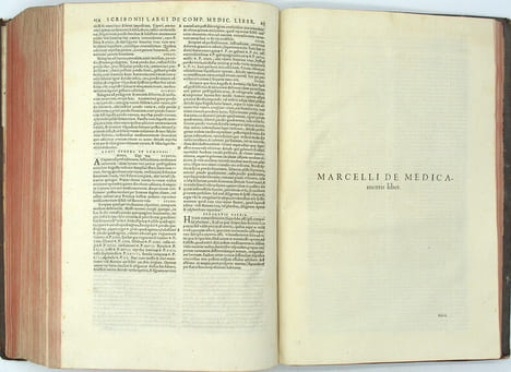 Medicae artis principes post Hippocratem & Galenum
. ESTIENNE (Henri, éditeur), AËTIUS D’AMIDA, PHILARETUS, THEOPHILUS, JEAN ACTUARIUS, NICOLAUS ...