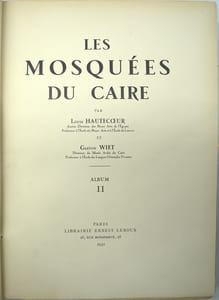 Les Mosquées du Caire.
