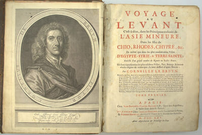 Voyage au Levant, c'est-à-dire dans les principaux endroits de l'Asie Mineure, dans les îles de Chio, Rhodes, Chypre, etc. De même que dans les plus considérables villes d'Égypte, Syrie et Terre Sainte. TOME 1 Seul.
