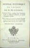 Journal historique du voyage de M. de Lesseps, consul de France, employé dans l’expédition de M. le comte de la Pérouse, en qualité d’interprète du ...