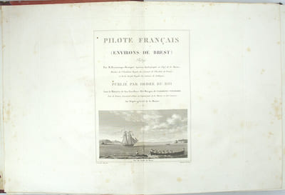 Le Pilote Français, Environs de Brest & Vues prises sur les principaux dangers situés entre les roches de Penmarc'h et l'île d'Yeu.

