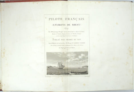 Le Pilote Français, Environs de Brest & Vues prises sur les principaux dangers situés entre les roches de Penmarc'h et l'île d'Yeu.
. ...