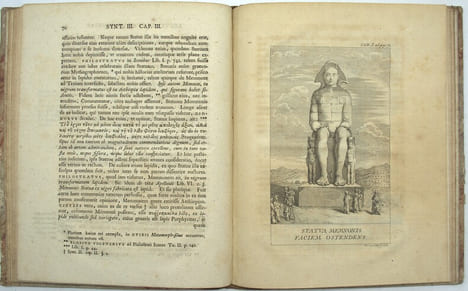 De Memnone Graecorum, Et Aegyptiorum, Huiusque Celeberrima in Thebaide Statua Syntagmata III. Cum Figuris Aeneis
. JABLONSKI (Paul Ernest)