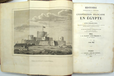 Histoire de l’expédition française en Égypte d’après les mémoires, matériaux, documents inédits. 
