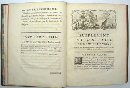 Voyage à la mer du Sud, fait par quelques officiers commandants le vaisseau le Wager, pour servir de suite au voyage de Georges Anson. Traduit de l’anglois.