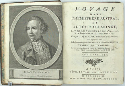Voyage dans l'hémisphère austral, et autour du monde, fait sur les vaisseaux de roi, l'Aventure et la Résolution en 1772, 1773, 1774 & 1775, TOME 1 Seul