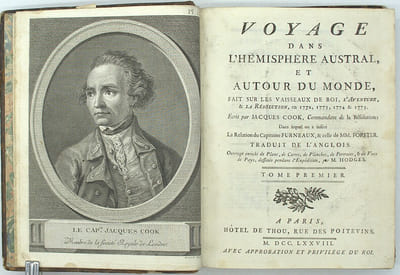 Voyage dans l'hémisphère austral, et autour du monde, fait sur les vaisseaux de roi,  l'Aventure et la Résolution en 1772, 1773, 1774 & 1775, TOME 1 Seul