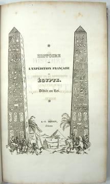 Histoire scientifique et militaire de l’expédition française en Égypte. Publication collective dirigée par Louis Reybaud.
. REYBAUD (dir. édition), ...