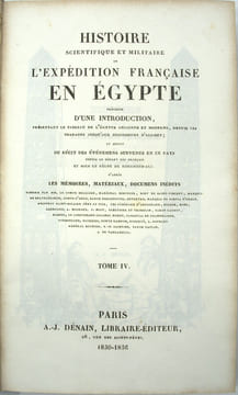 Histoire scientifique et militaire de l’expédition française en Égypte. Publication collective dirigée par Louis Reybaud.
. REYBAUD (dir. édition), ...