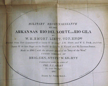 Notes of a Military Reconnoissance, from Fort Leavenworth, in Missouri, to San Diego, in California ; including parts of the Arkansas, Del Norte, and ...
