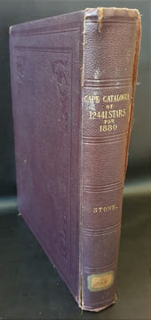 CATLOGUE OF 12 441 STARS, FOR THE EPOCH OF 1880. STONE EDWARD JAMES