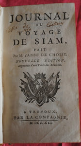 Journal du voyage de Siam