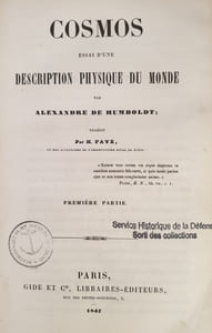 COSMOS, ESSAI D'UNE DESCRIPTION PHYSIQUE DU MONDE