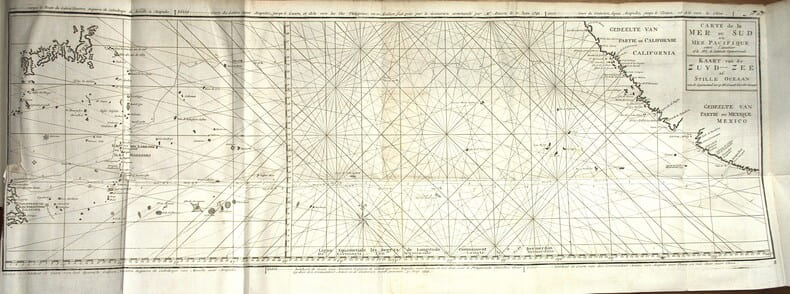Voyage autour du monde fait dans les années 1740-1744, par G. Anson, commandant en chef d'une escadre envoyée par sa majesté britannique dans la mer du Sud, Tiré des journaux et autres papiers de ce seigneur, et publié par Richard Walter….