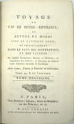 Voyage au Cap de Bonne-Espérance, et autour du monde avec le capitaine Cook. et principalement dans les pays des Hottentots et des Caffres.

 par SPARRMAN, André.

 - Image 6