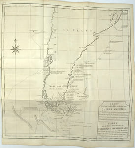 Voyage autour du monde fait dans les années 1740-1744, par G. Anson, commandant en chef d'une escadre envoyée par sa majesté britannique dans la mer du Sud, Tiré des journaux et autres papiers de ce seigneur, et publié par Richard Walter…. & Voyage à la mer du Sud, fait par quelques officiers commandants le vaisseau le Wager, pour servir de suite au voyage de Georges Anson. Traduit de l’anglois.