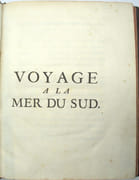 Voyage autour du monde fait dans les années 1740-1744, par G. Anson, commandant en chef d'une escadre envoyée par sa majesté britannique dans la mer du Sud, Tiré des journaux et autres papiers de ce seigneur, et publié par Richard Walter…. & Voyage à la mer du Sud, fait par quelques officiers commandants le vaisseau le Wager, pour servir de suite au voyage de Georges Anson. Traduit de l’anglois.

 par ANSON, Lord George

 - Image 9