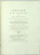 Voyage en Syrie et en Égypte, pendant les années 1783, 1784, & 1785.

 par VOLNEY (Constantin François, comte de)

 - Image 4