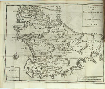 Description du Cap de Bonne-Espérance ; Ou l'on trouve tout ce qui concerne l'Histoire Naturelle du Pays ; La Religion, les Mœurs & les Usages des Hottentots ; et l'Establissement des Hollandois. Tirées des Mémoires de monsieur Pierre Kolbe

