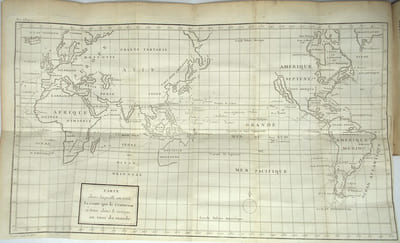 Voyage autour du monde, fait dans les années 1740, 41, 42, 43 & 44. Par George Anson…. Seconde édition.
