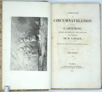 Campagne de circumnavigation de la frégate l'Artémise, pendant les années 1837, 1838, 1839 et 1840, sous le commandement de M. Laplace. 
 