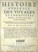Histoire générale des voyages et conquestes des Castillans dans les Isles & Terre-ferme des Indes Occidentales, Traduites de l'espagnol d'Antoine Herrera… par N. de La Coste. 

 par HERRERA y TORDESILLAS (Antonio de) , COSTE (Nicolas de la ,Trad.)

 - Image 3