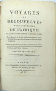 Voyages et Découvertes dans l'intérieur de l'Afrique […]. & Voyage dans les déserts du Sahara […] contenant, 1° La relation de son naufrage et de ses aventures pendant son esclavage ; 2° Un précis exact des mœurs, des usages et des opinions des habitans du Sahara.
 par HOUGHTON (Major) et PARK (Mungo). FOLLIÉ (Louis-Guillaume).
 - Image 2
