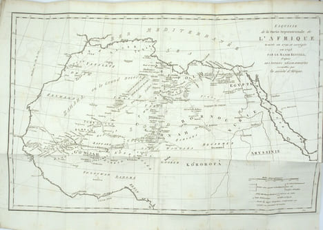 Voyages et Découvertes dans l'intérieur de l'Afrique […]. & Voyage dans les déserts du Sahara […] contenant, 1° La relation de son naufrage et de ses ...
