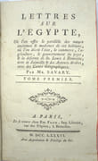 Lettres sur l'Egypte. Où l'on offre le parallèle des mœurs anciennes & modernes de ses habitans, où l'on décrit l'état, le commerce, l'agriculture, le gouvernement du pays, & la descente de S. Louis à Damiette, tirée de Joinville & des auteurs arabes, avec des cartes géographiques. Suivi de Lettres sur la Grèce… Par M. Savary.
 par SAVARY (Claude-Etienne). 
 - Image 2