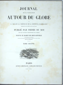 Journal de la navigation autour du globe de la frégate La Thétis et de la corvette L'Espérance pendant les années 1824, 1825 et 1826. Publié par ordre du Roi sous les auspices du Département de la Marine.