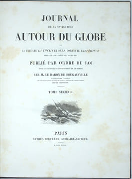 Journal de la navigation autour du globe de la frégate La Thétis et de la corvette L'Espérance pendant les années 1824, 1825 et 1826. Publié par ordre ...